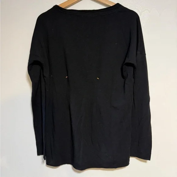 Kit and Ace Black Long Sleeve Oversized Top – Approx. Size L/XL - Picture 5 of 9